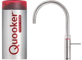 Quooker Fusion Round PRO7 Stainless Steel 3 in 1 Boiling Water Tap with 7 Liters Tank