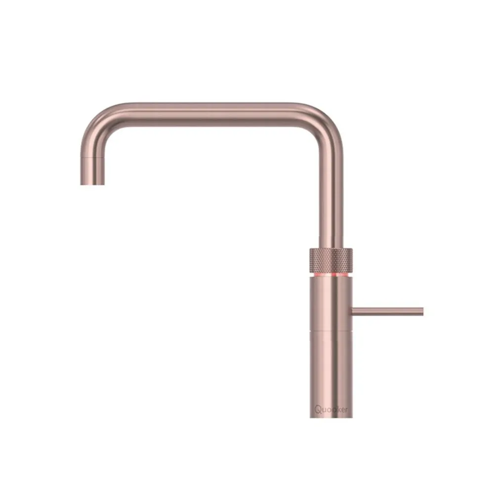 Quooker Fusion Square PRO3 Rose Copper 3 in 1 Boiling Water Tap with 3 Liters Tank