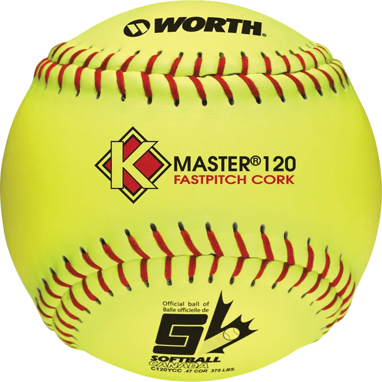 Rawlings 12" ASA K-Master 120 C120YCC Optic Softball-Single