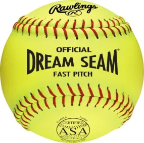 Rawlings Dream Seam Fastpitch 11 Inch ASA Ball - One Dozen: C11RYLA