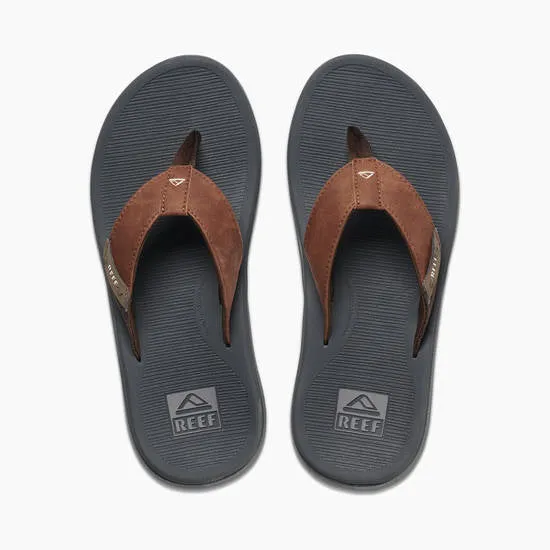 Reef Mens Santa Ana Grey Tan