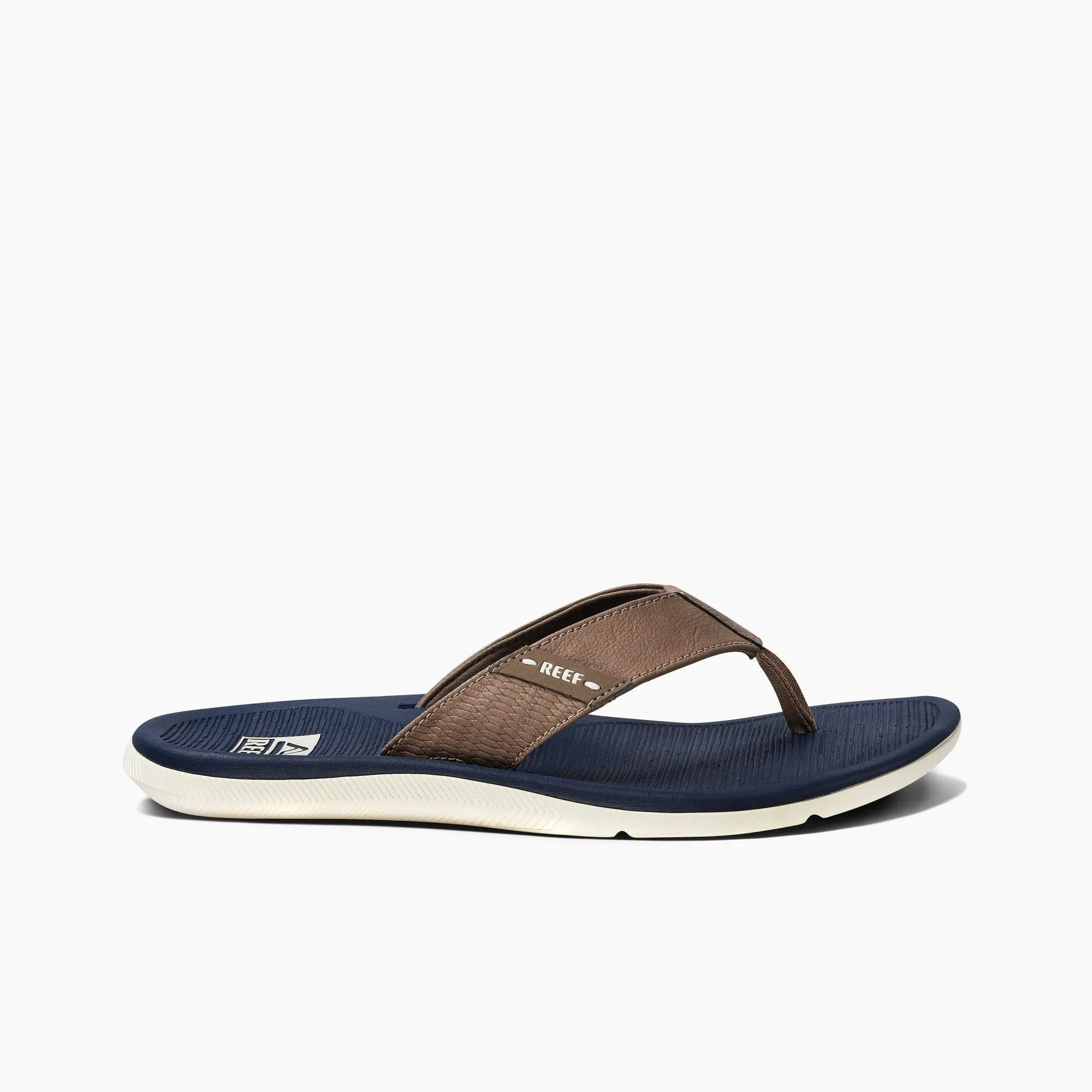 Reef Mens Santa Ana Navy Khaki