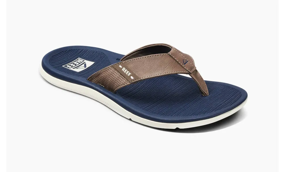 Reef Mens Santa Ana Navy Khaki