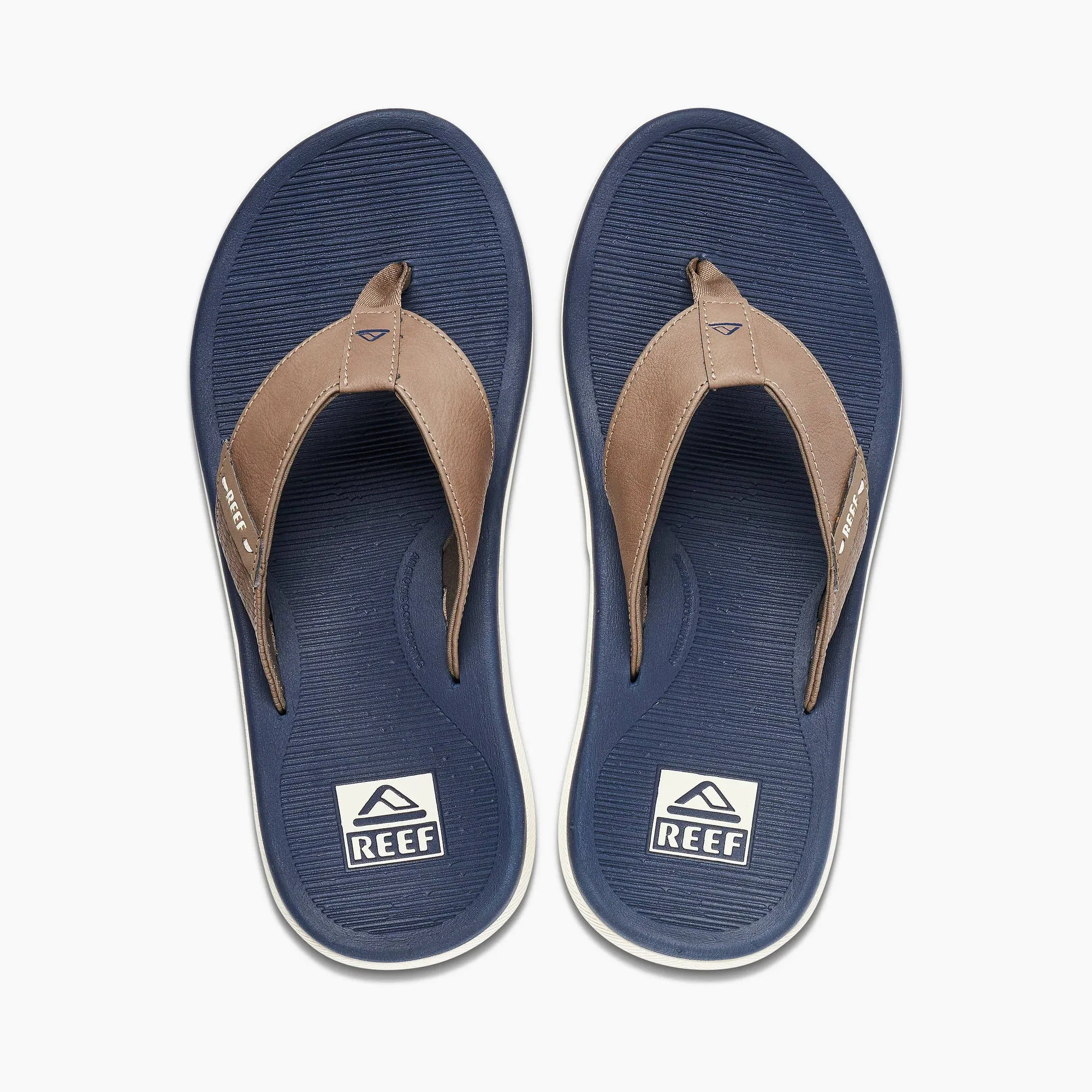 Reef Mens Santa Ana Navy Khaki