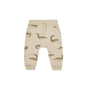 Rylee   Cru Sweatpant - Natural Crocodiles