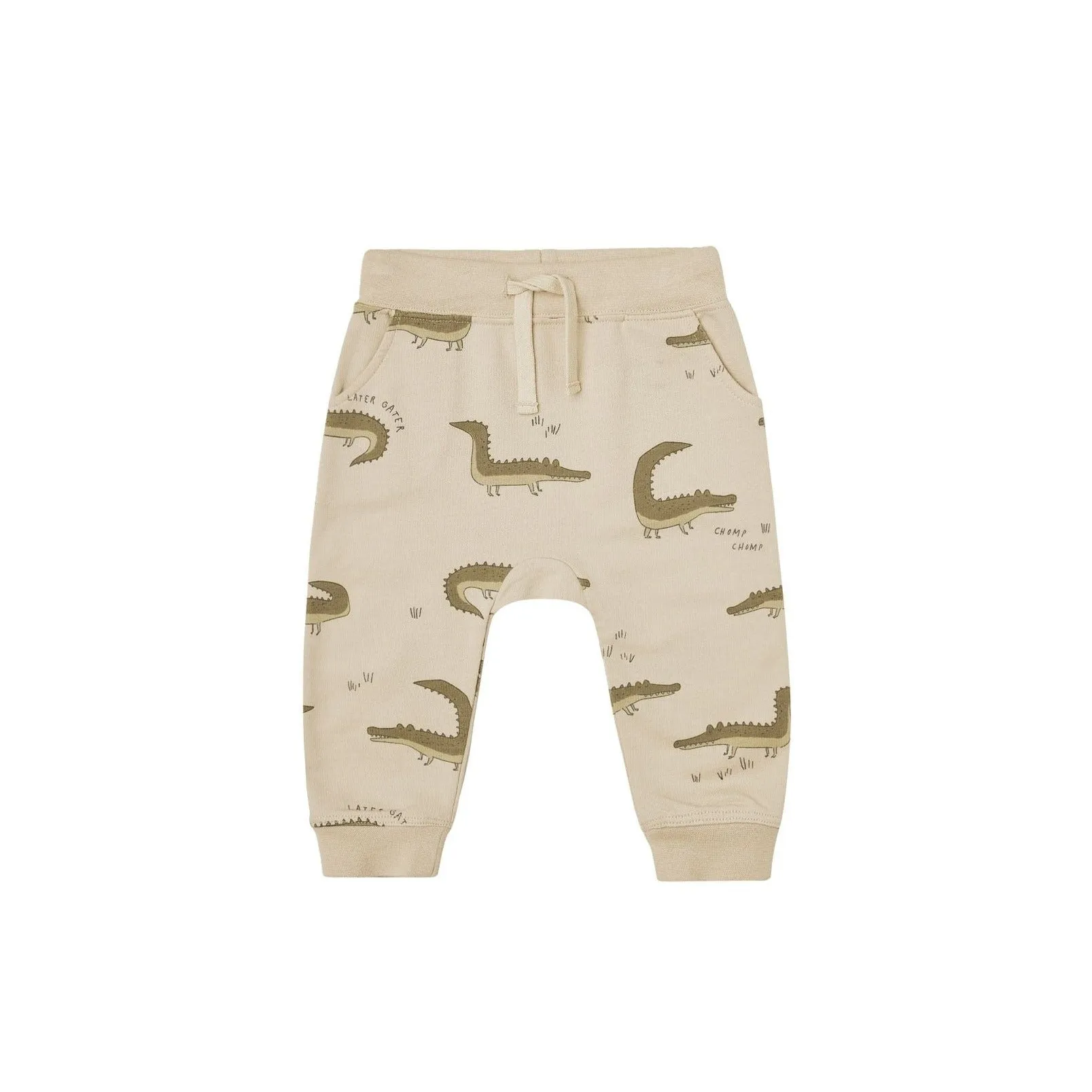 Rylee   Cru Sweatpant - Natural Crocodiles