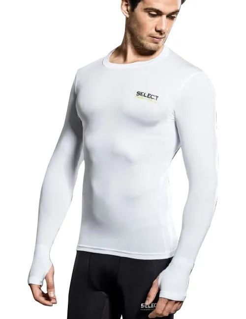 Select Compression L/S White