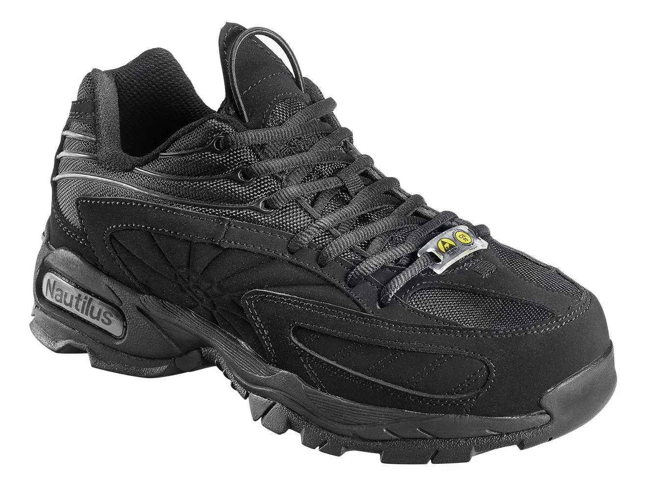 Specialty ESD Black Steel Toe SD10 Athletic Work Shoe