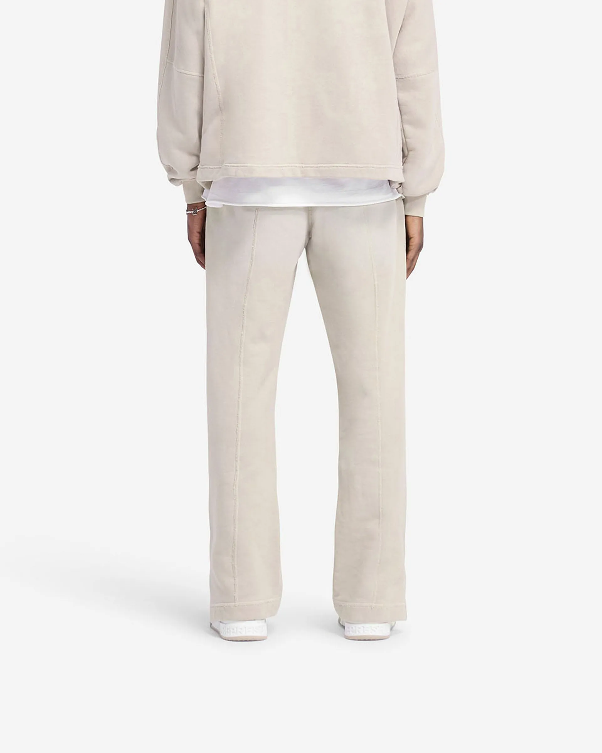 Stepped Hem Sweatpants - Oat