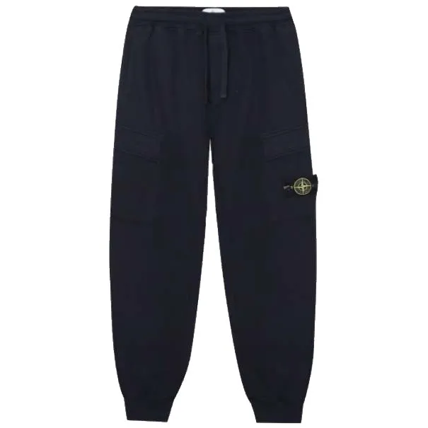 Stone Island Navy Cargo Sweatpants