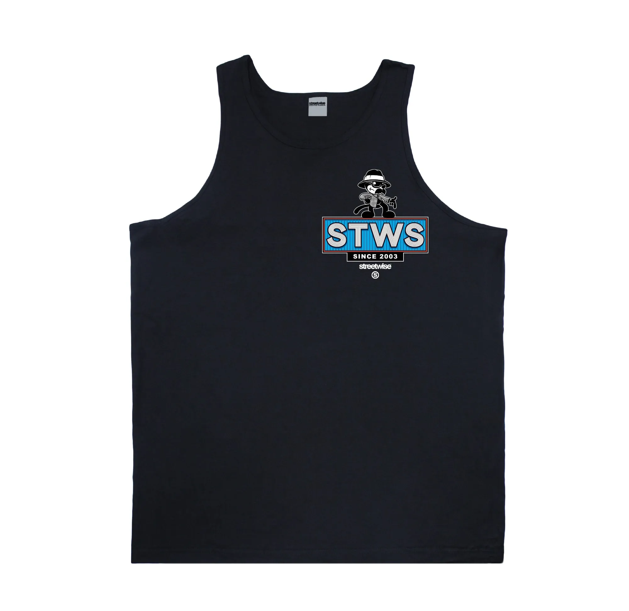 Street Sign Tank (Black)