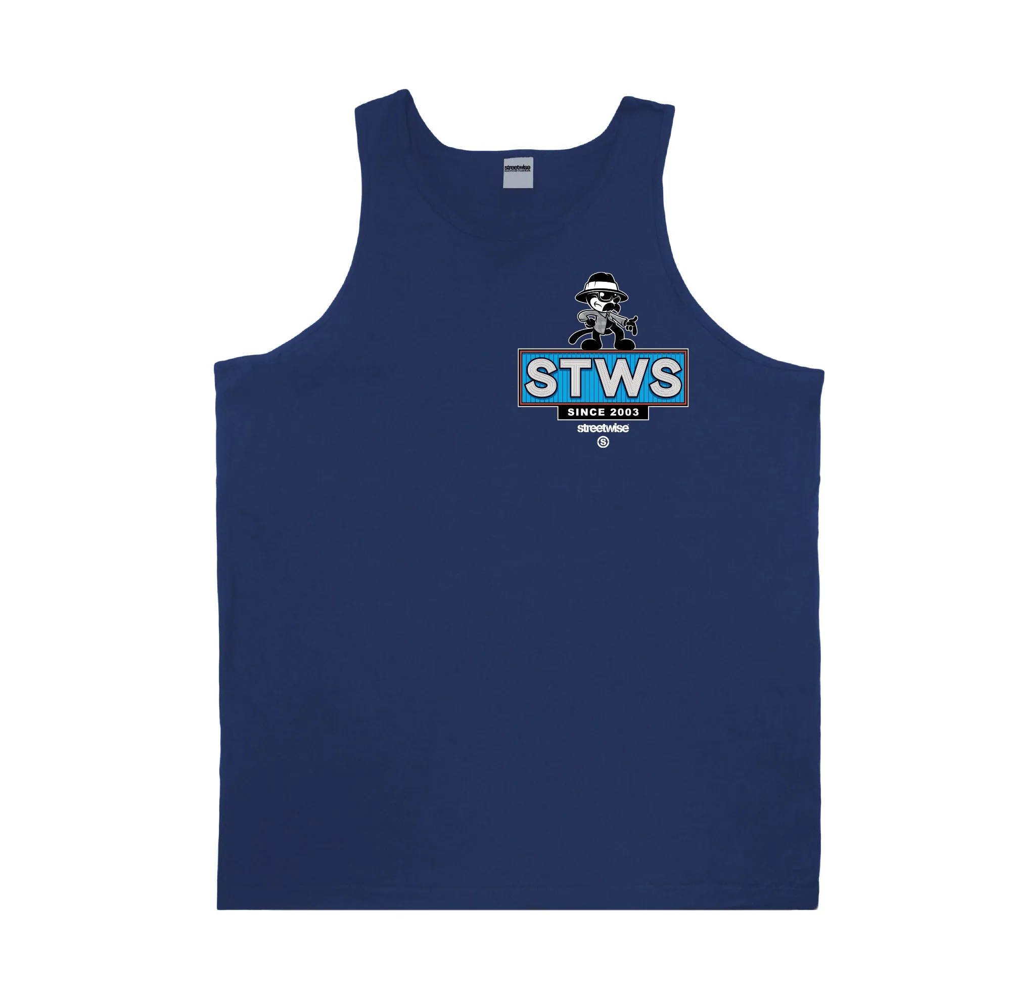 Street Sign Tank (Navy)