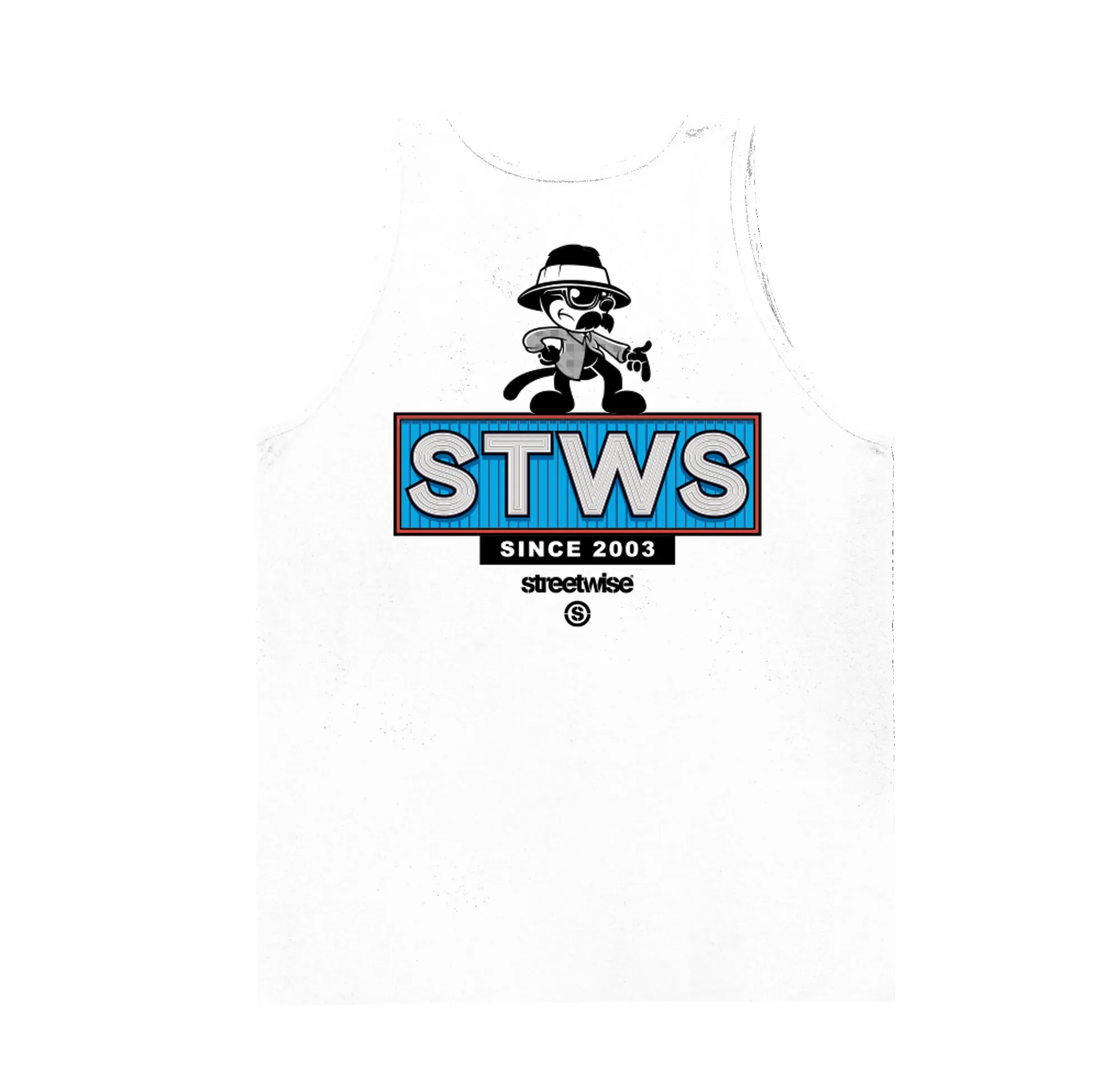 Street Sign Tank (White)