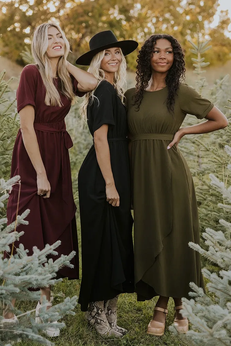 Taylor Jane Wrap Maxi Extended Sizing