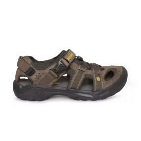 Teva Omnuim Leather Brown Sandals