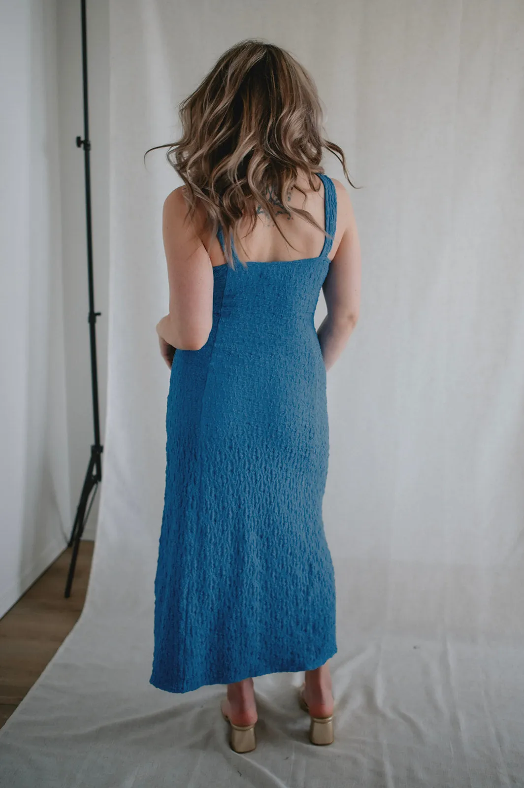 The Cannan Midi Dress by Saltwater Luxe - Pacific