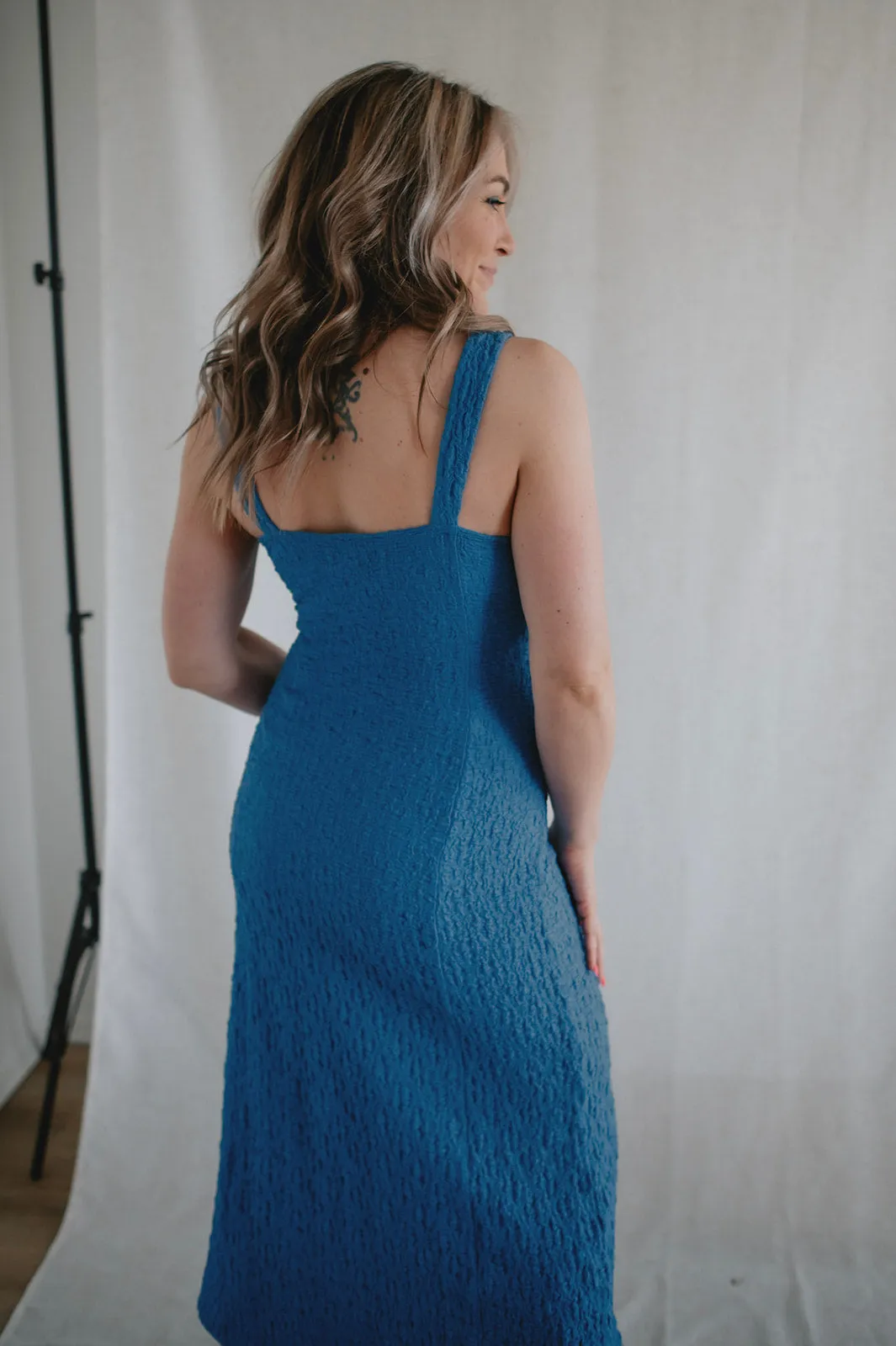 The Cannan Midi Dress by Saltwater Luxe - Pacific