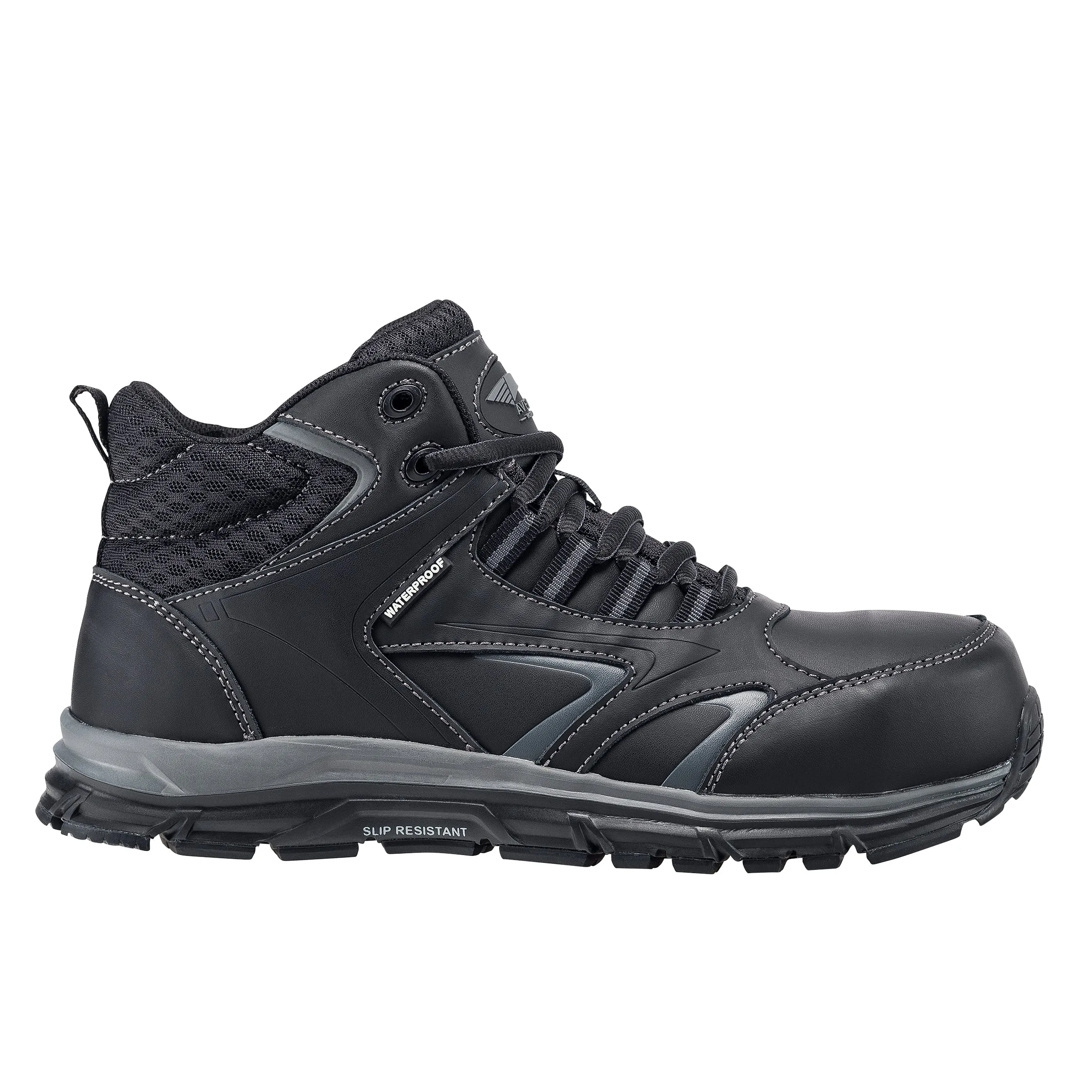 Thresher Black Alloy Toe EH WP Work Shoe