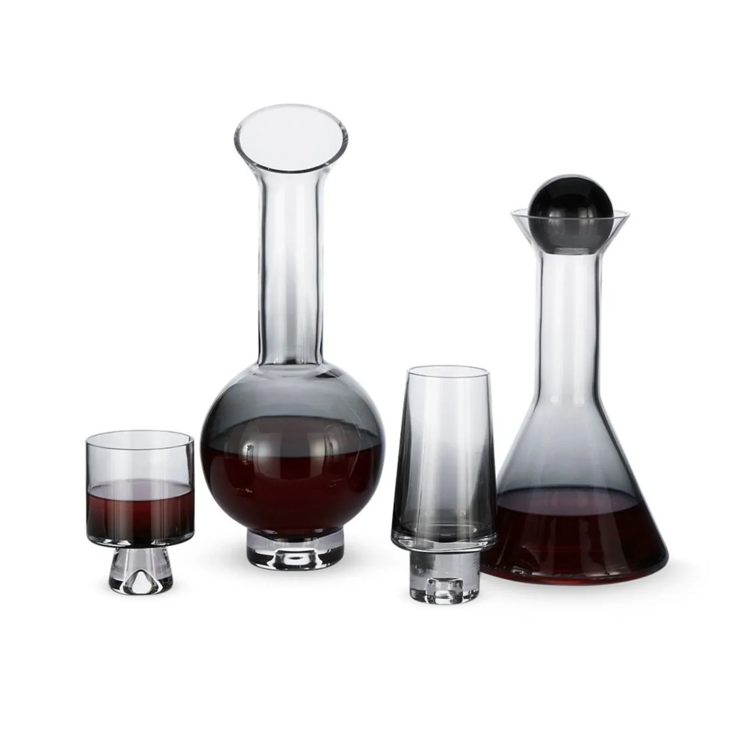 tom dixon | tank high ball glass | set of 2 | black