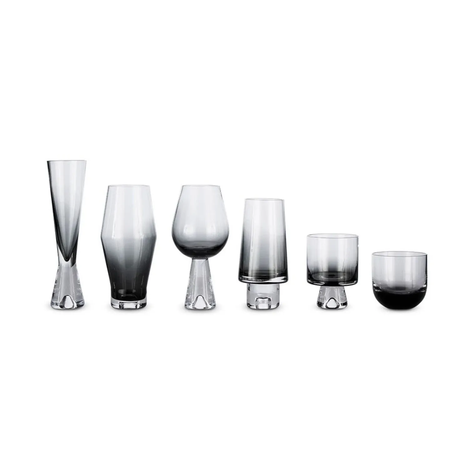 tom dixon | tank low ball glass | set of 2 | black