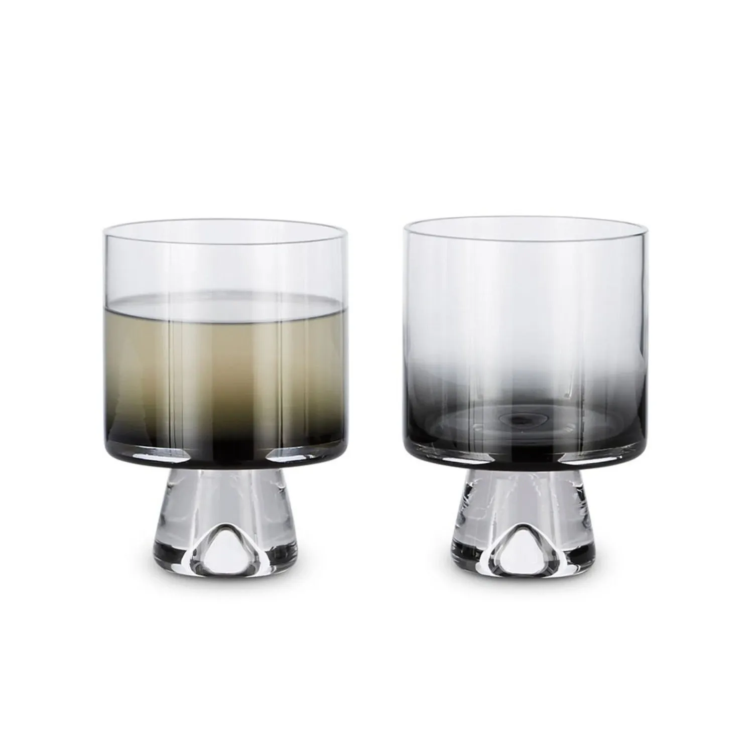 tom dixon | tank low ball glass | set of 2 | black