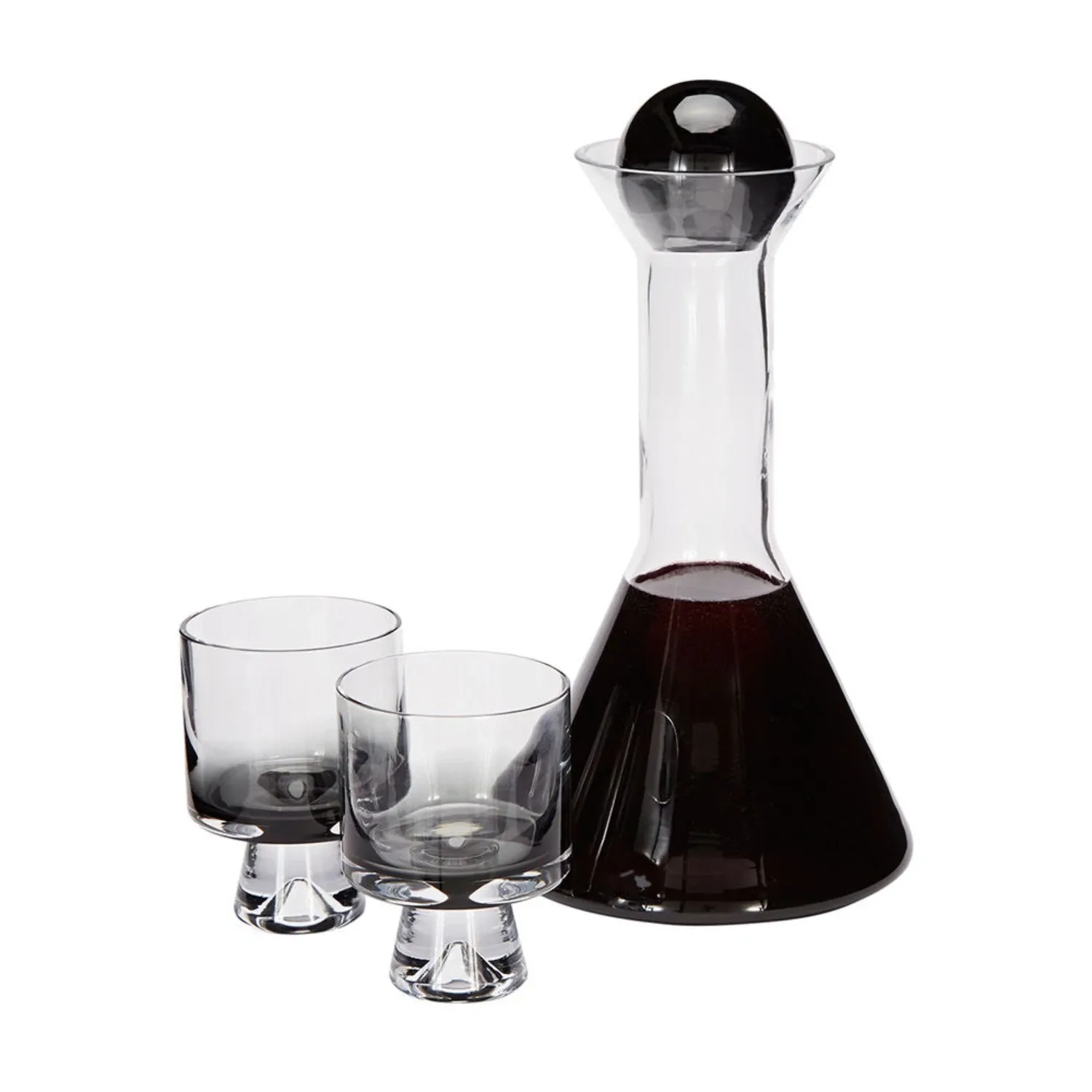 tom dixon | tank low ball glass | set of 2 | black