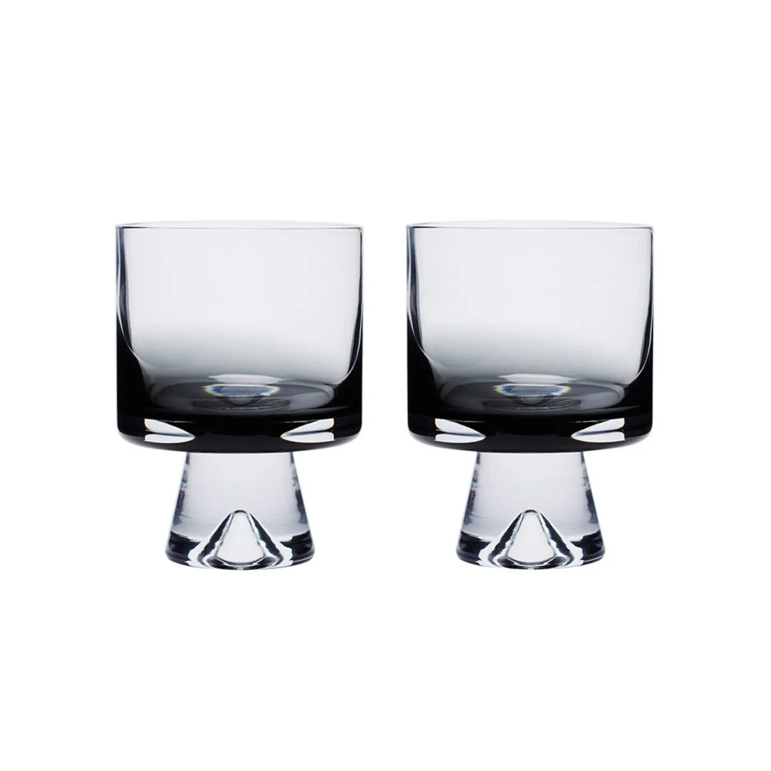 tom dixon | tank low ball glass | set of 2 | black