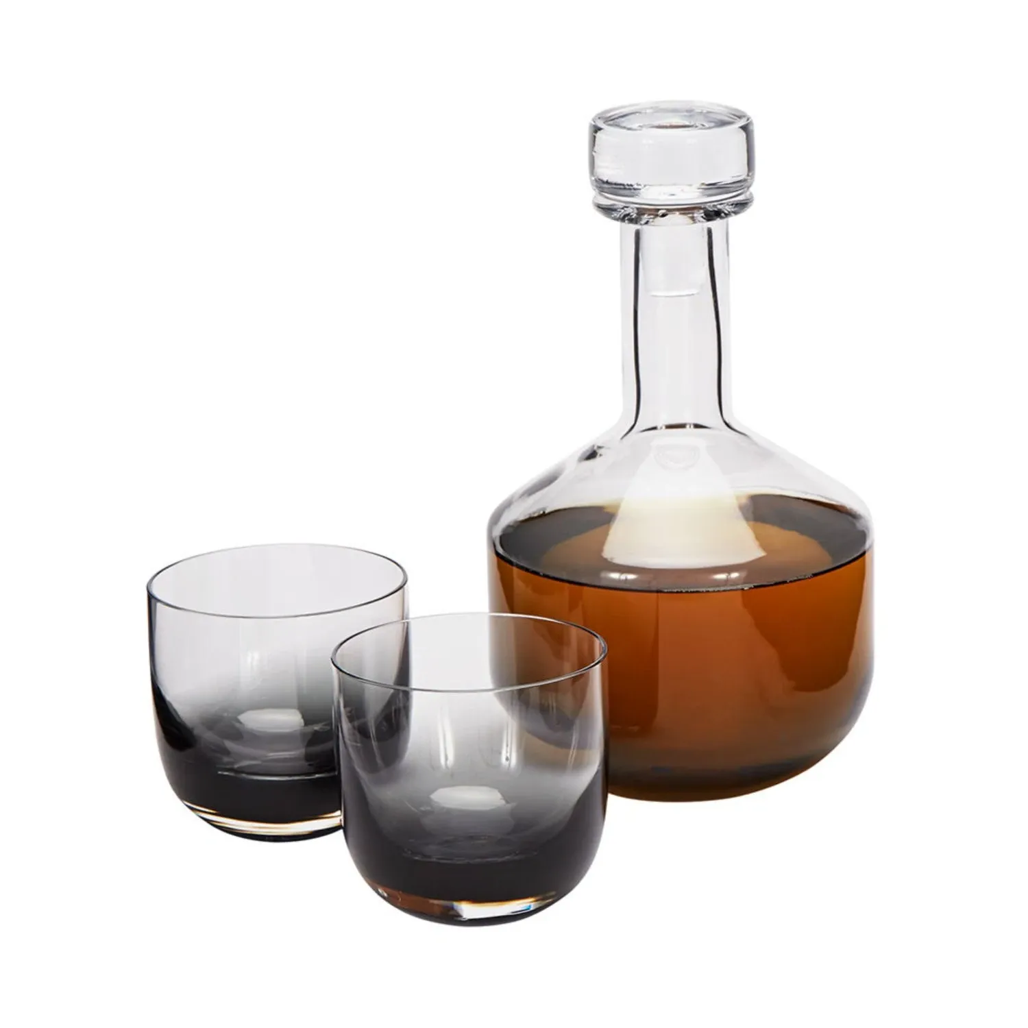 tom dixon | tank whisky decanter | black