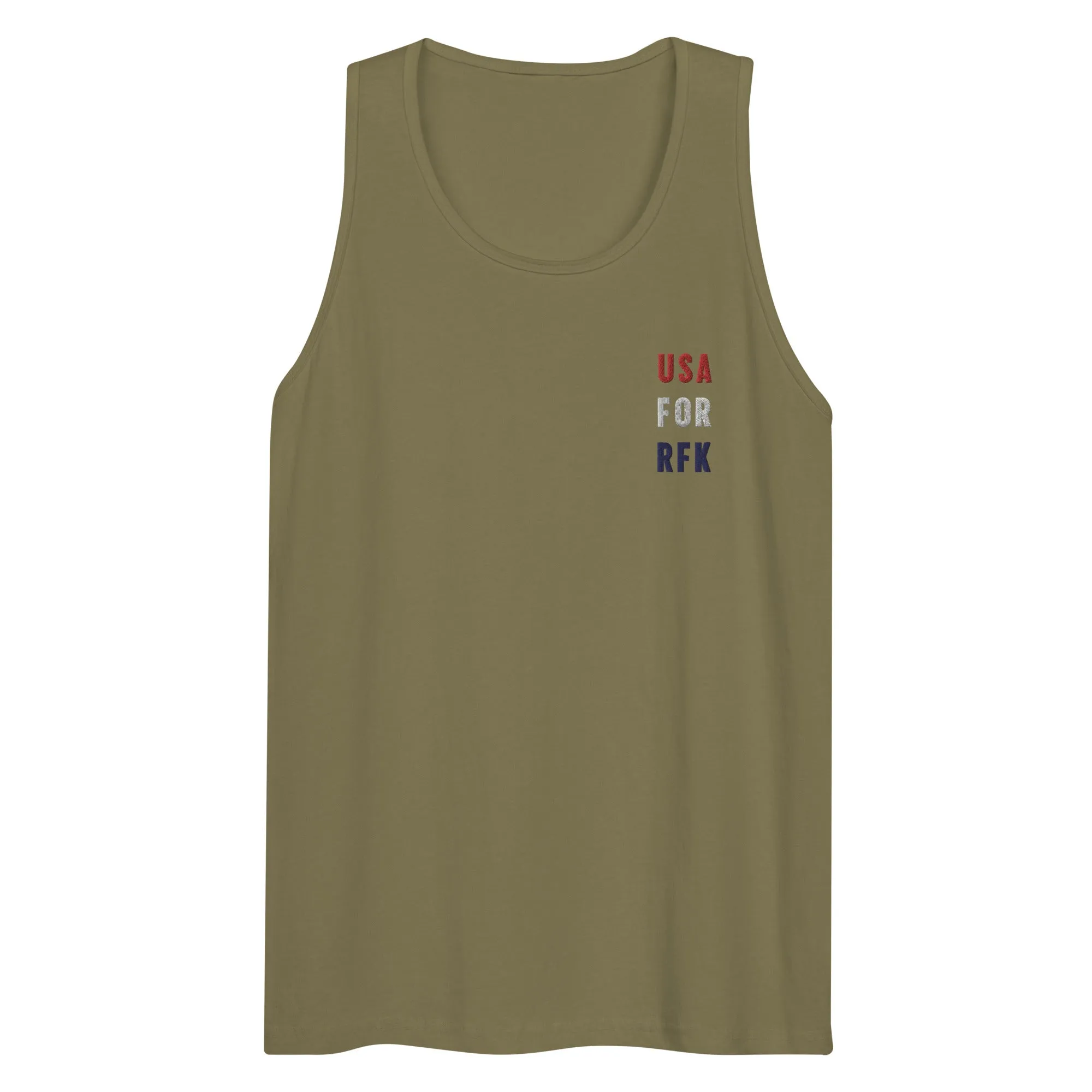 USA for RFK Embroidered Men’s Tank Top