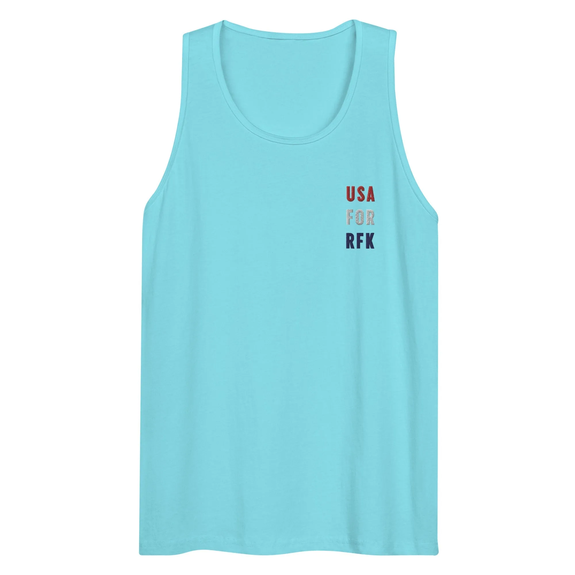 USA for RFK Embroidered Men’s Tank Top