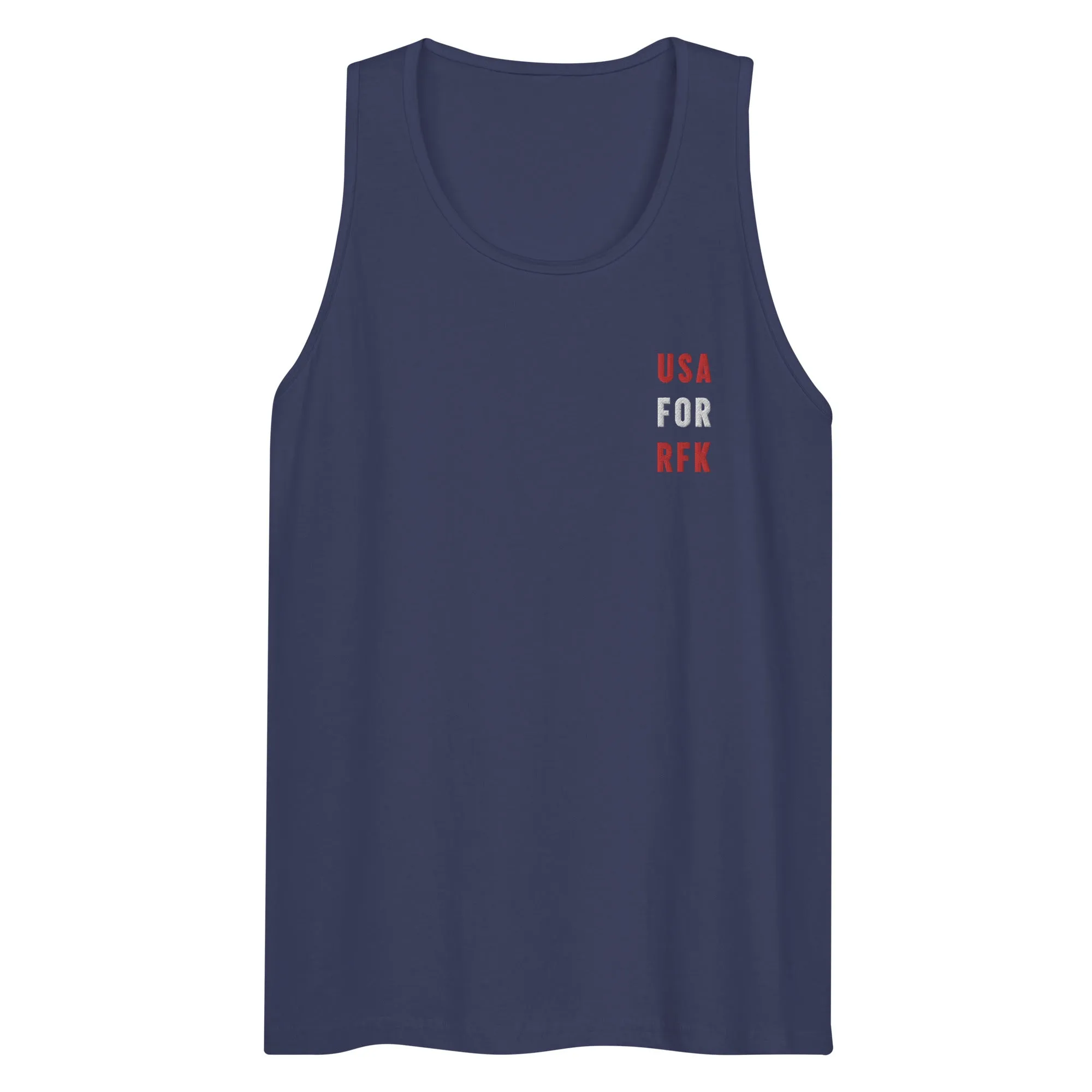 USA for RFK Embroidered Men’s Tank Top