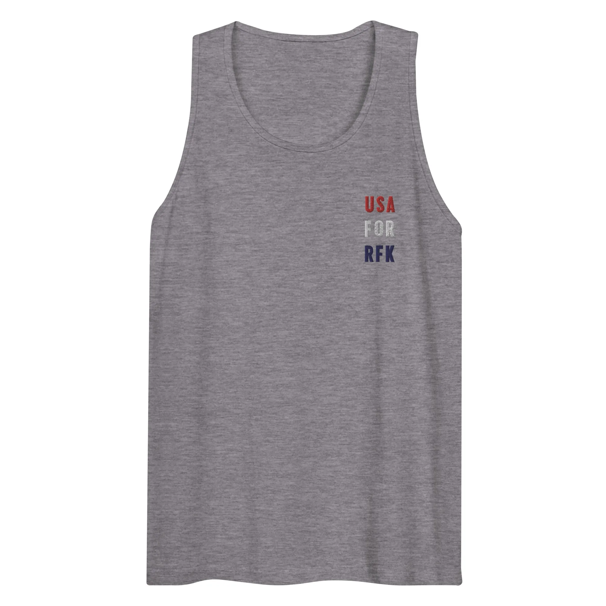 USA for RFK Embroidered Men’s Tank Top