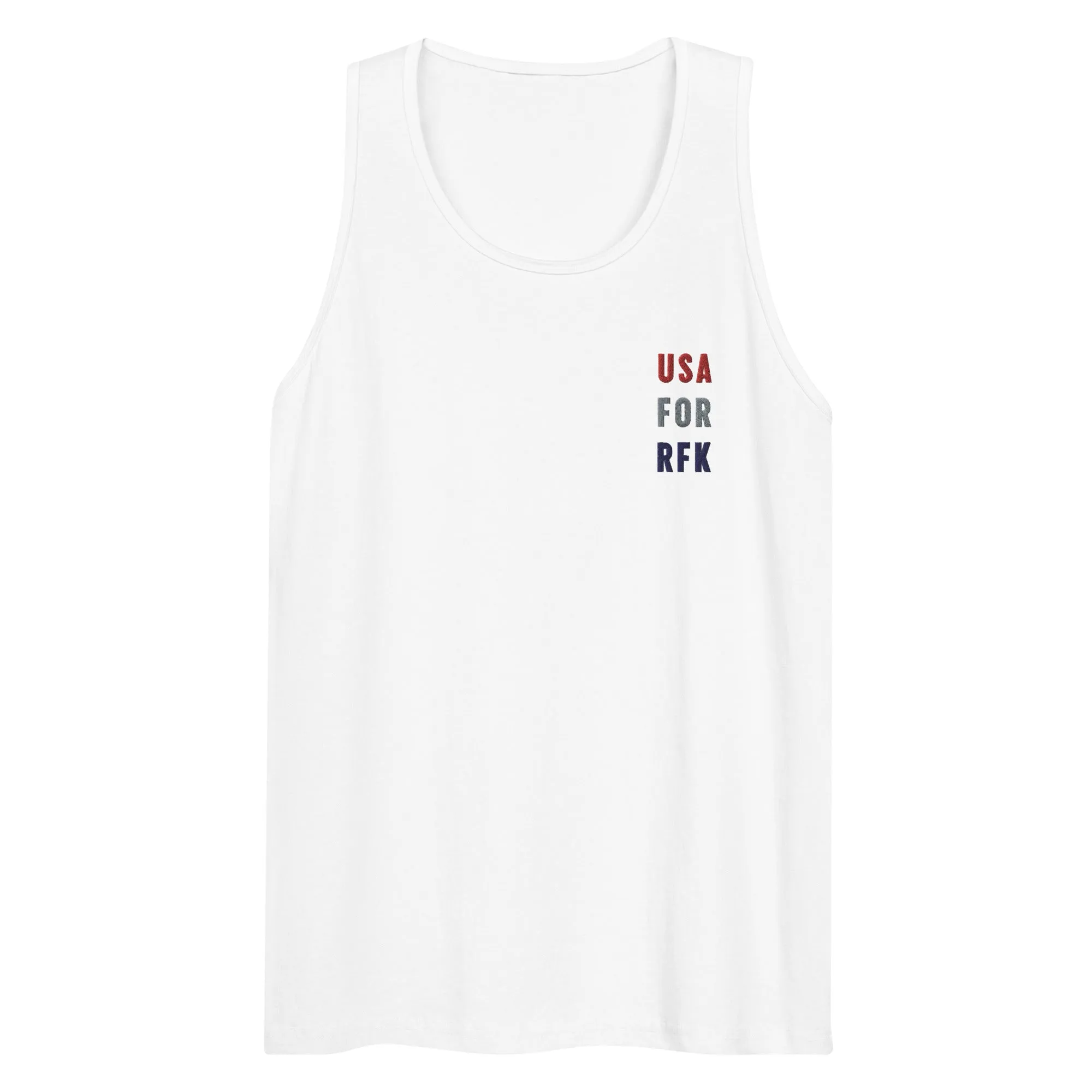 USA for RFK Embroidered Men’s Tank Top