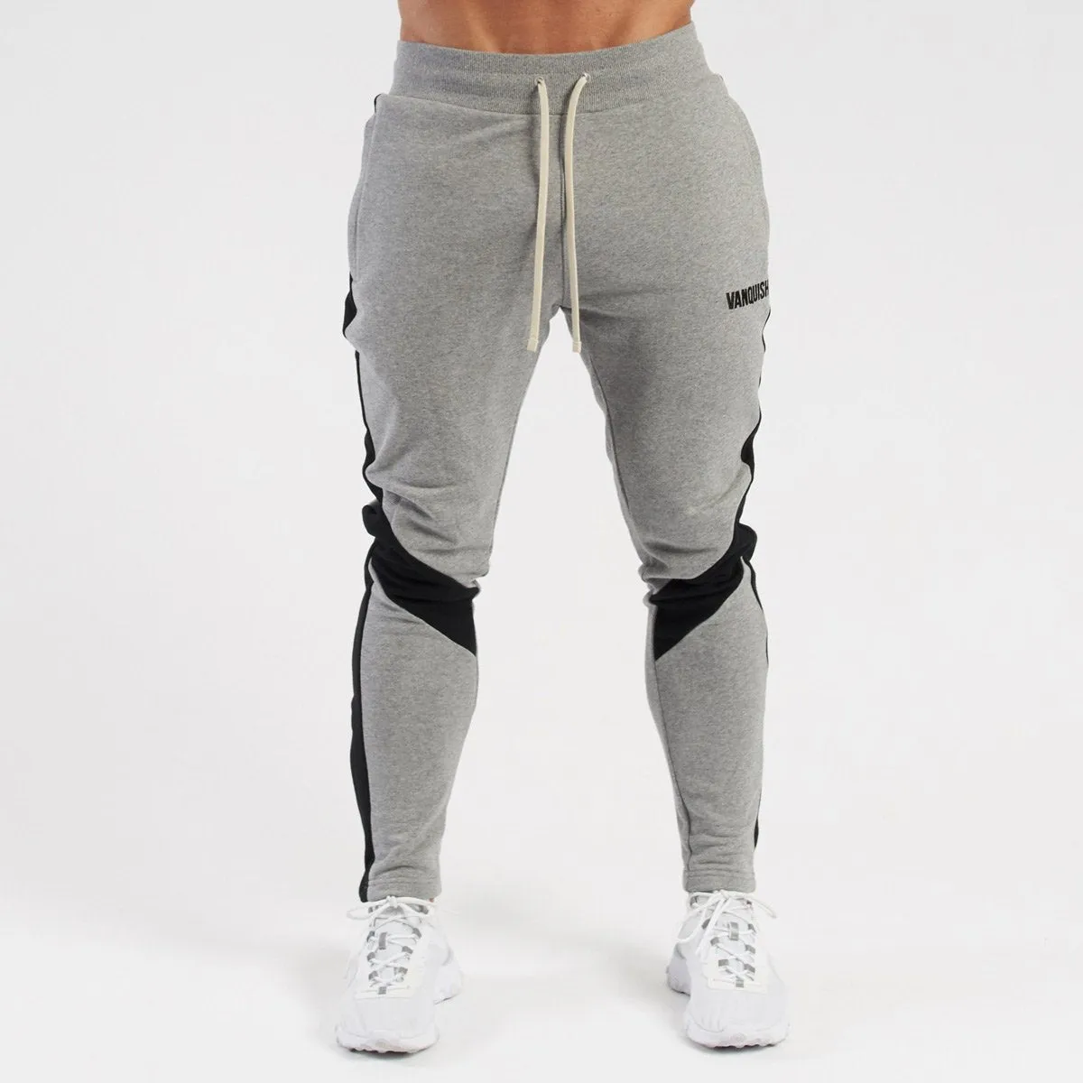 Vanquish Contrast Grey Tapered Sweatpants