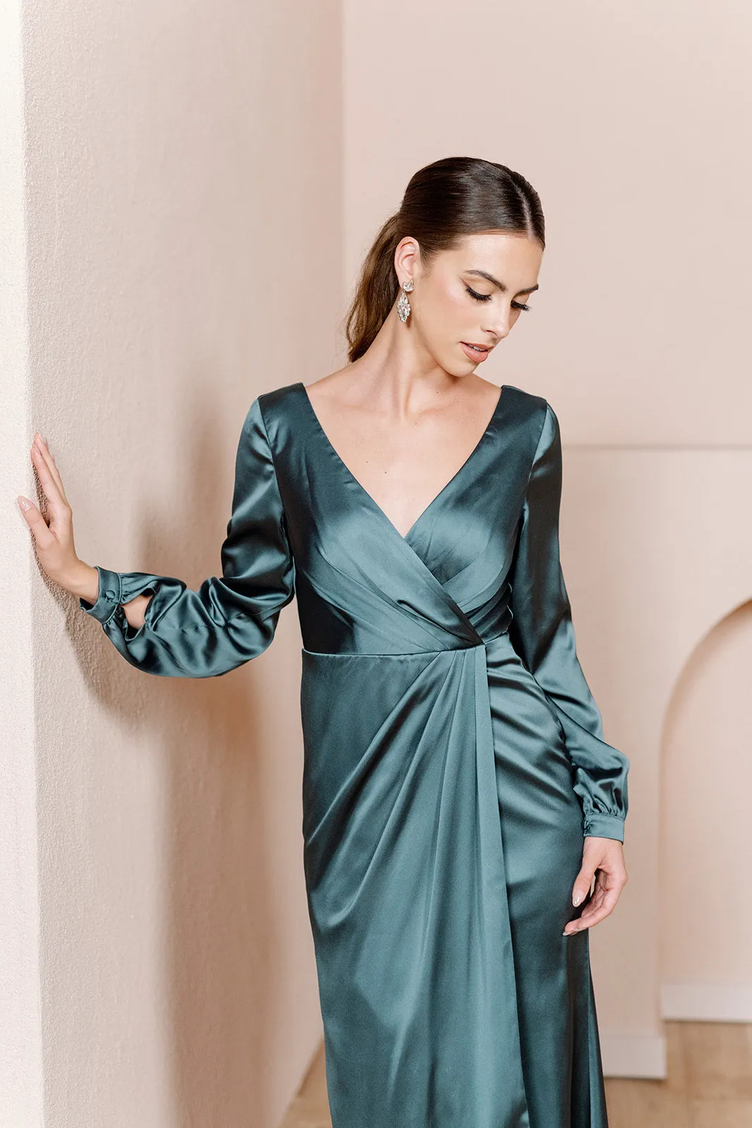 Vera Satin Dress | Made To Order