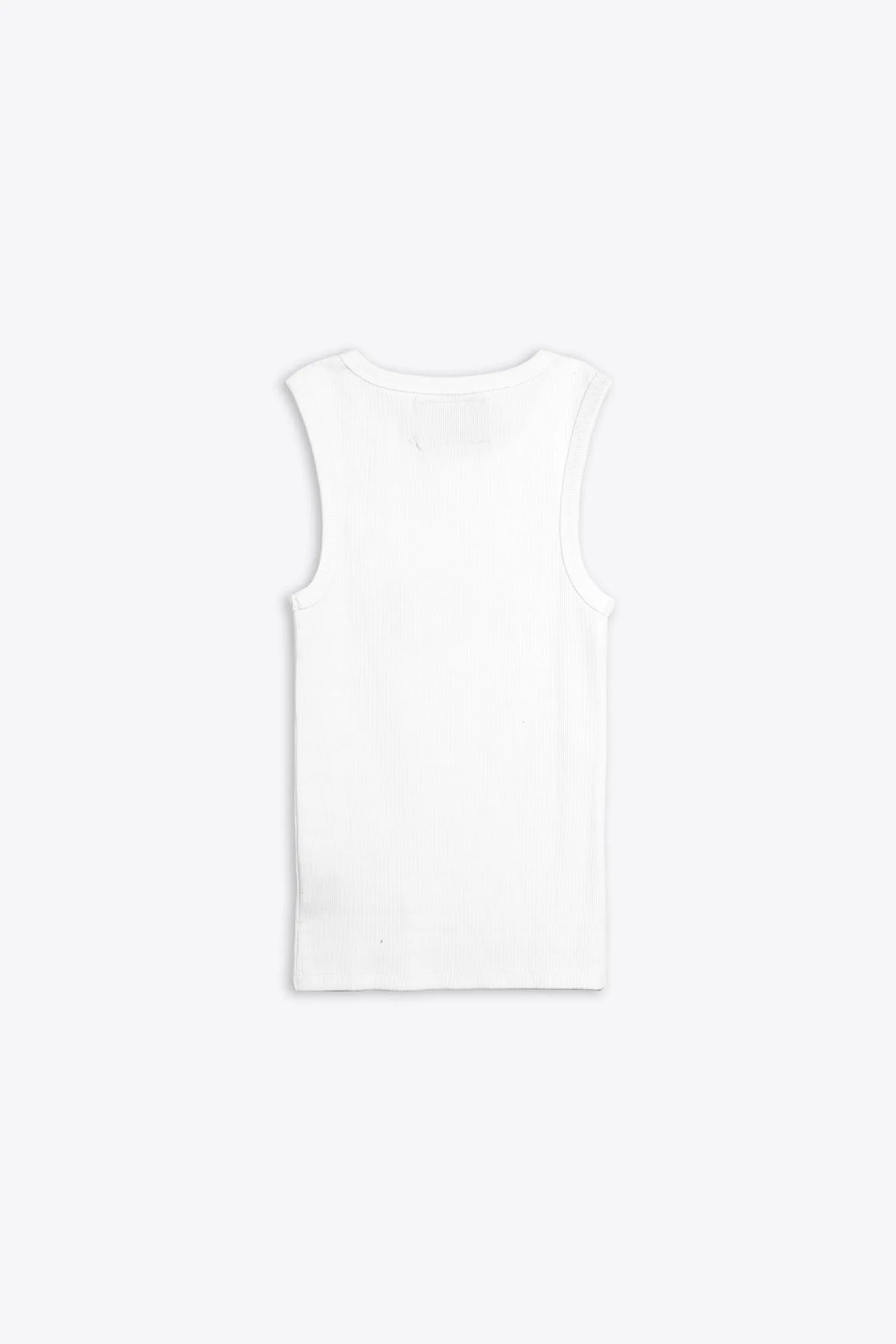 WDOYS Heavyweight Rib Racer Tank (White)