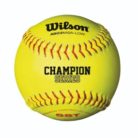 Wilson A9031B ASA Poly Core Fastpitch Softball 12 Inch: One Dozen