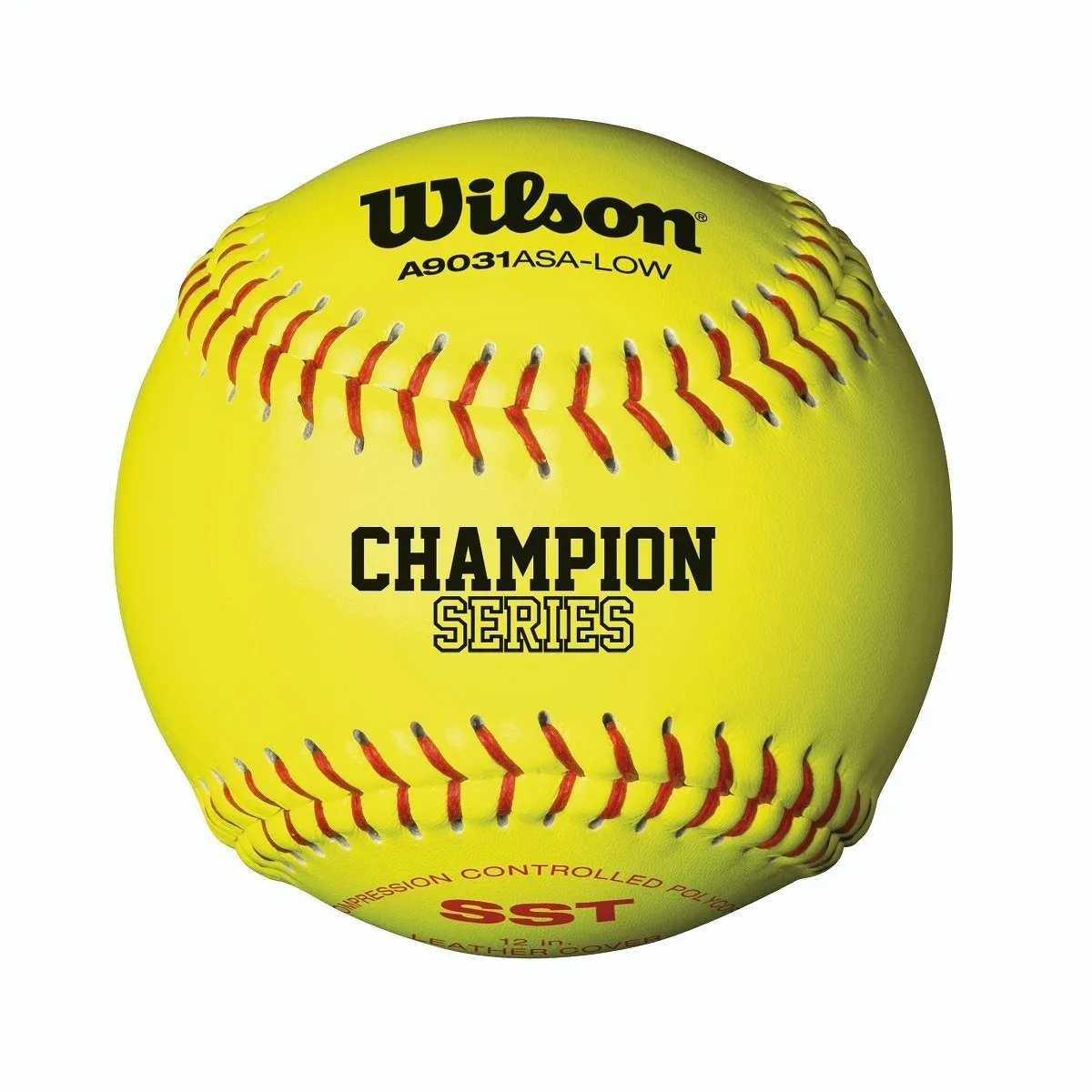 Wilson A9031B ASA Poly Core Fastpitch Softball 12 Inch: One Dozen