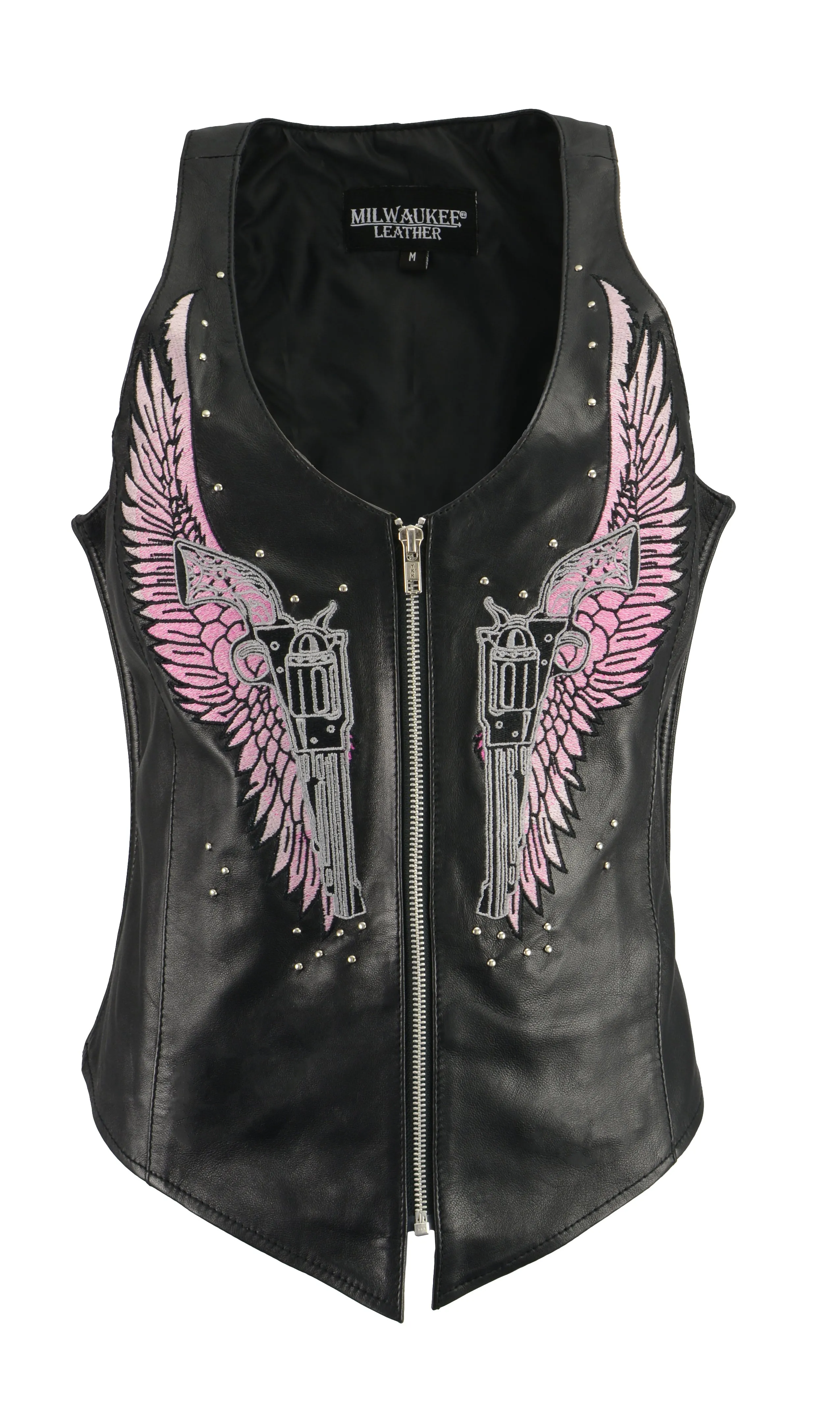 Women Winged Assassin Zipper Front Tank Vest