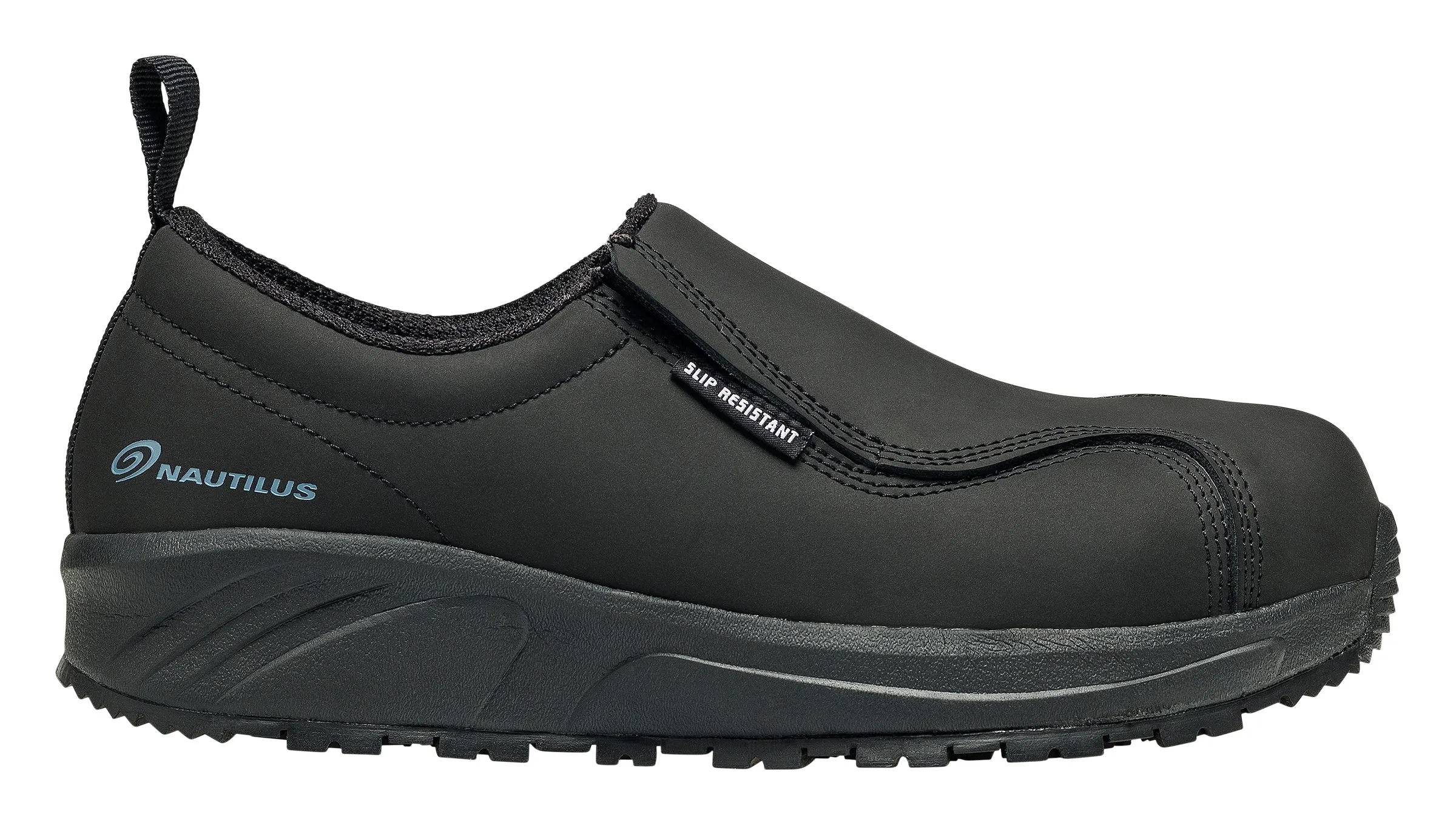 Women's Guard Black Composite Toe EH Slip On Work Shoe