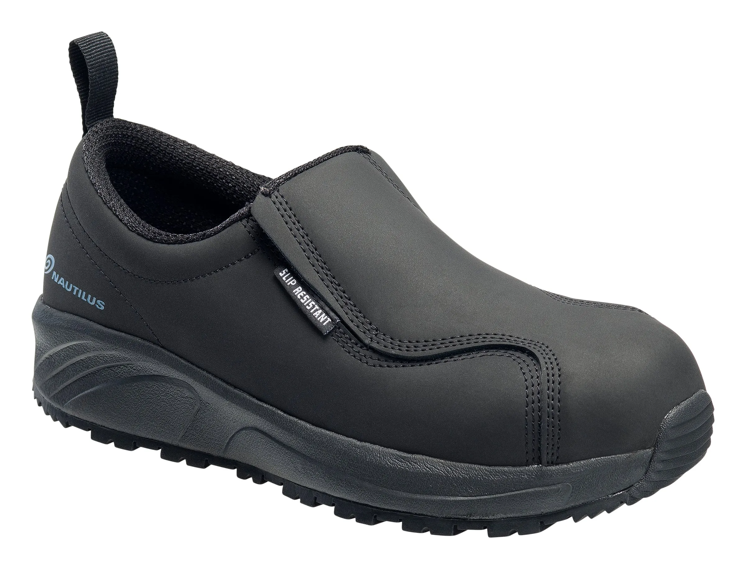 Women's Guard Black Composite Toe EH Slip On Work Shoe