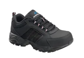 Women's Guard Black Steel Toe EH Athletic Work Shoe