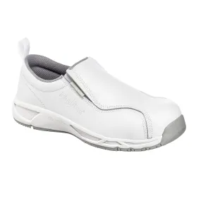 Women's Specialty ESD White Composite Toe SD10 Slip On Work Shoe