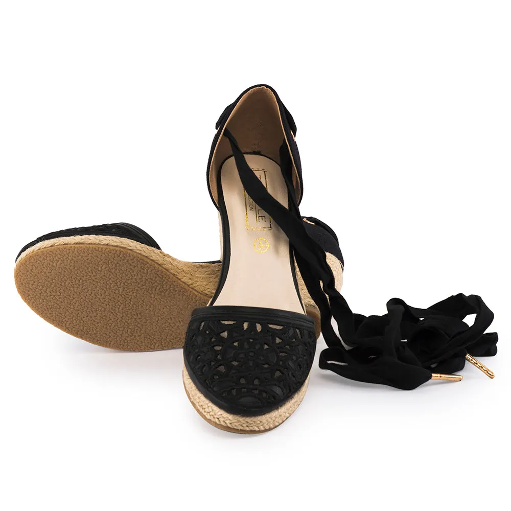 Wrap Around Jute Wedges